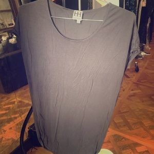 Xs tee shirt dress gray